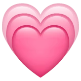 Growing Heart emoji on WhatsApp