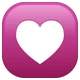 Heart Decoration emoji, WhatsApp design