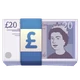 Pound Banknote emoji, WhatsApp design