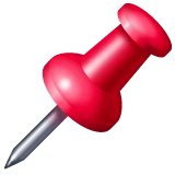 Pushpin emoji on WhatsApp