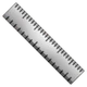 Straight Ruler emoji, WhatsApp design