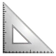 Triangular Ruler emoji, WhatsApp design