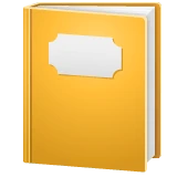 Notebook with Decorative Cover emoji on WhatsApp