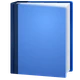 Blue Book emoji, WhatsApp design