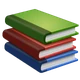 Books emoji, WhatsApp design