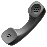 Telephone Receiver emoji on WhatsApp