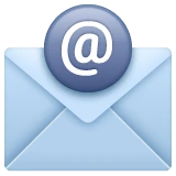 E-mail emoji on WhatsApp