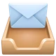 Incoming Envelope emoji, WhatsApp design