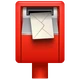 Postbox emoji, WhatsApp design