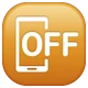 Mobile Phone Off emoji, WhatsApp design