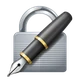 Locked with Pen emoji, WhatsApp design