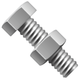 Nut and Bolt emoji, WhatsApp design