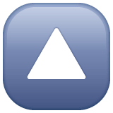 Upwards Button emoji, WhatsApp design