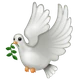 Dove emoji, WhatsApp design