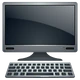 Desktop Computer emoji, WhatsApp design