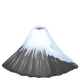 Mount Fuji emoji, WhatsApp design