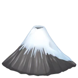 Mount Fuji emoji on WhatsApp