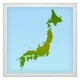 Map of Japan emoji, WhatsApp design