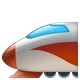 Bullet Train emoji, WhatsApp design