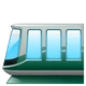 Light Rail emoji, WhatsApp design
