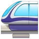 Monorail emoji, WhatsApp design
