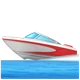 Speedboat emoji, WhatsApp design
