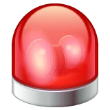 Police Car Light emoji on WhatsApp