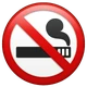 No Smoking emoji, WhatsApp design