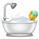Person Taking Bath emoji, WhatsApp design