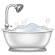 Bathtub emoji, WhatsApp design