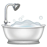 Bathtub emoji on WhatsApp