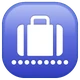 Baggage Claim emoji, WhatsApp design