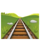 Railway Track emoji, WhatsApp design