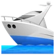 Motor Boat emoji, WhatsApp design