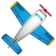Small Airplane emoji, WhatsApp design