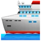 Passenger Ship emoji, WhatsApp design