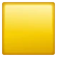 Yellow Square emoji, WhatsApp design