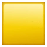 Yellow Square emoji on WhatsApp
