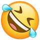 Rolling on the Floor Laughing emoji, WhatsApp design