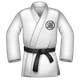 Martial Arts Uniform emoji, WhatsApp design
