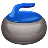 Curling Stone emoji on WhatsApp