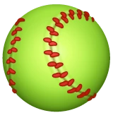 Softball emoji on WhatsApp