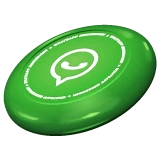 Flying Disc emoji on WhatsApp