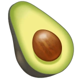 Avocado emoji on WhatsApp