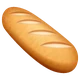 Baguette Bread emoji, WhatsApp design