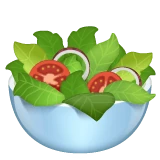 Green Salad emoji on WhatsApp