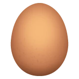 Egg emoji on WhatsApp
