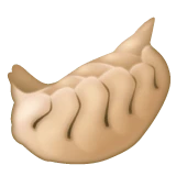 Dumpling emoji on WhatsApp