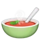 Bowl with Spoon emoji, WhatsApp design