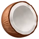 Coconut emoji, WhatsApp design